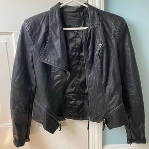 Blank NYC Vegan Quilted Leather Biker Jacket